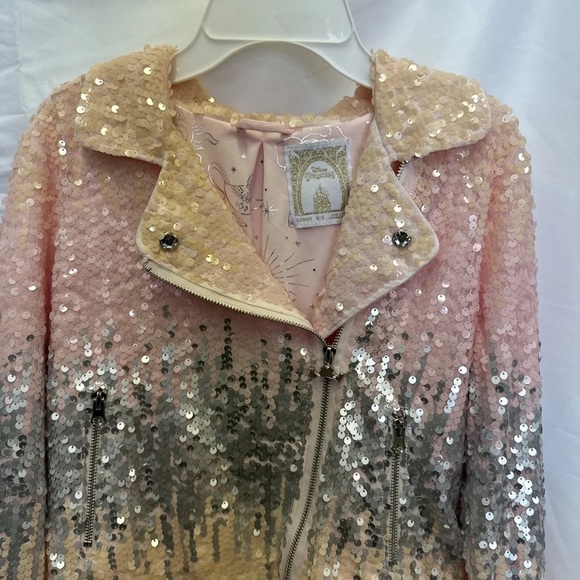 Disney Other - Disney Princess ombré sequins jacket girls 9/10
